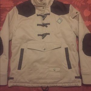 BORN FLY The Twins Tech Jacket in Khaki